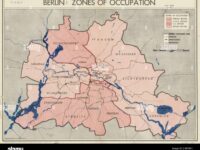 1945 berlin zones of occupation map 2HBT6PH 1945 berlin zones of occupation map 2HBT6PH