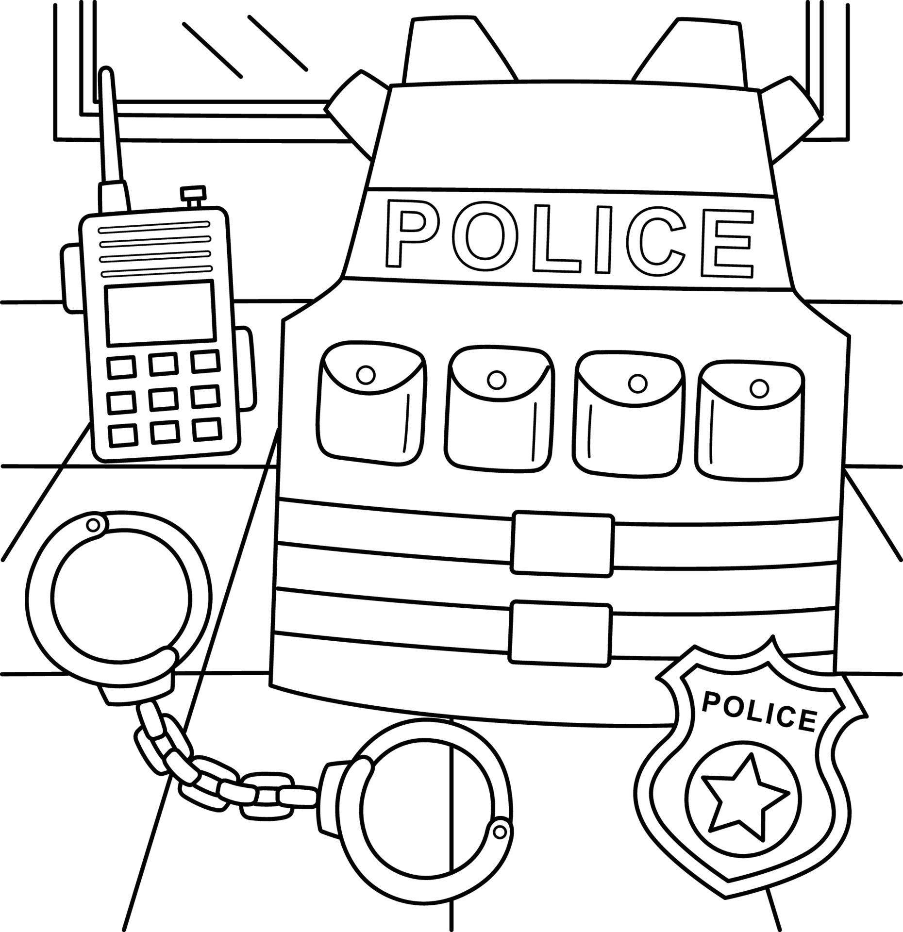 police-officer-equipment-coloring-page-for-kids-free-vector-001