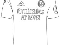 Raskrasil.com Game T shirt Real Madrid Coloring Page
