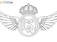 Raskrasil.com Real Madrid Coloring Page Raskrasil.com Real Madrid Coloring Page