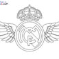 Raskrasil.com Real Madrid Coloring Page