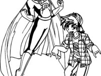 Super Danny And Fun Danny Coloring Page scaled