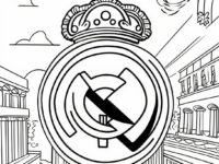 real madrid coloring page 90813 30733