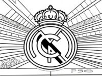 real madrid coloring page 90813 30734