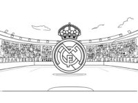 real madrid coloring pages