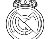 real madrid logo coloring page 10181 8460