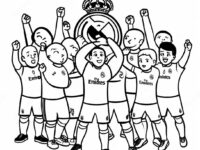 real madrid team celebration coloring page 90816 30746