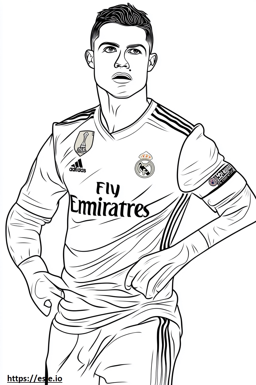 ronaldo real madrid coloring sheet ronaldo real madrid coloring sheet