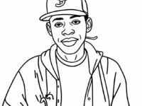 tyler the creator in funky outfit coloring page 134753 66753