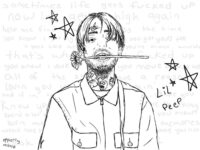 Free Lil Peep Coloring Pages 1024×1024 1