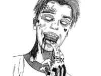 Lil Peep Coloring Pages Black and White 768×768 1