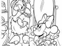 Minnie Mouse and Daisy Duck Coloring Pages