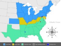 american civil war border states 1861