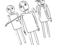 baldis basics worksheet 28 coloring