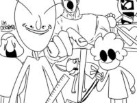 baldis basics worksheet 33 coloring