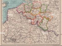belgium north east france hauts de france bartholomew 1949 old vintage map 2FWPFFH belgium north east france hauts de france bartholomew 1949 old vintage map 2FWPFFH