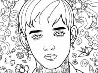 lil peep coloring page 94408 33674
