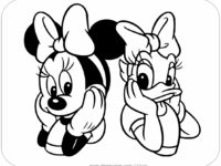 minnie daisy coloring23