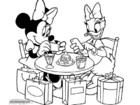 minnie daisy coloring3