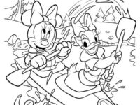 minnie mouse en katrien