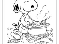 Thanksgiving with Snoopy pdf 791×1024