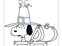 a charlie brown thanksgiving coloring sheet 1