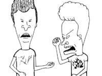 beavis and butt head printable coloring