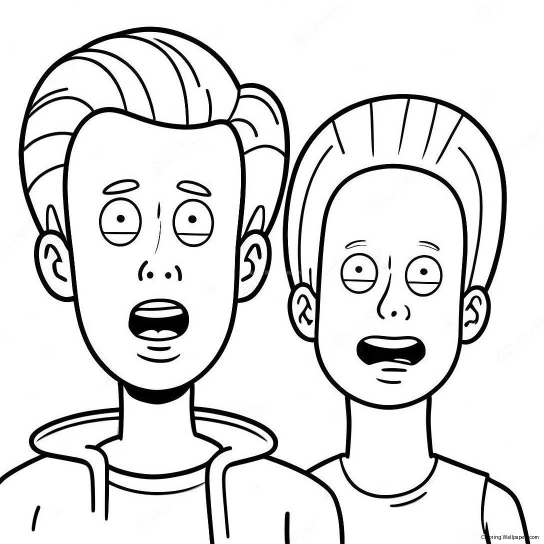 beavis and butthead coloring page 48583 38415 beavis and butthead coloring page 48583 38415