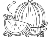sunny and melon coloring page 129813 62912