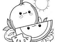 sunny and melon coloring page 26002 20545