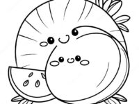 sunny and melon coloring page 26002 20547