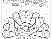 Disney Stitch Thanksgiving Coloring Page Disney Stitch Thanksgiving Coloring Page