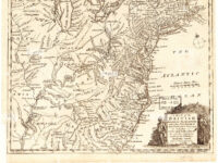 aps a map of the british american plantations extending from boston in new englback settlements in the respective provinces as far as the mississipi PYNEAX