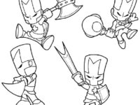 castle crashers coloring pages 5