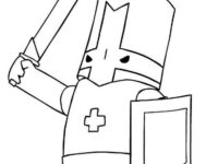 castle crashers coloring pages 8