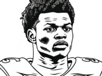 lamar jackson coloring page 98009 36933 001