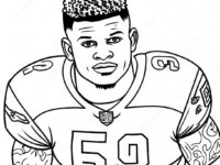 lamar jackson coloring page 98009 36935 001