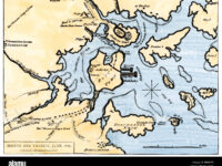 map of boston and vicinity when occupied by the british june 1775 BM80FX