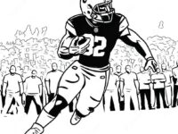 saquon barkley action pose coloring page 19293 15691 saquon barkley action pose coloring page 19293 15691