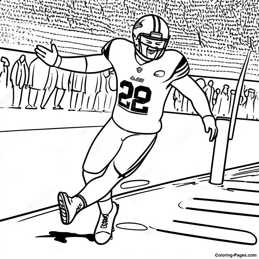 saquon barkley celebrating a touchdown coloring page 112884 48930 saquon barkley celebrating a touchdown coloring page 112884 48930
