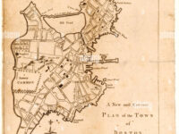 vintage maps antique maps a new and correct plan of the town of boston 1775 map of boston PYJ8YE