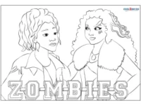 Disney Zombies Movie Coloring Pages 300×212.webp