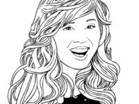 Sam Pucket from iCarly coloring page