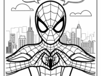 Spiderman Valentine Coloring Pages 13 742×960