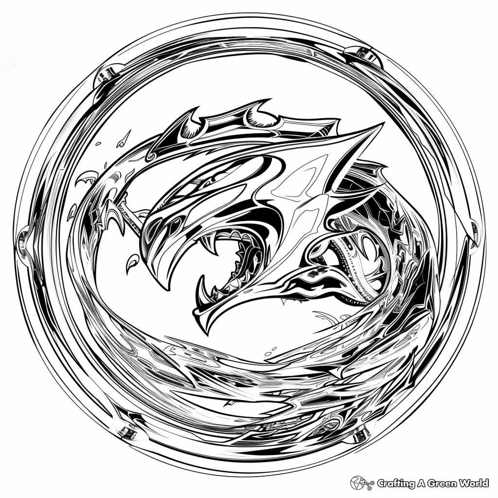 abstract dragoon beyblade coloring pages for artists 4 abstract dragoon beyblade coloring pages for artists 4