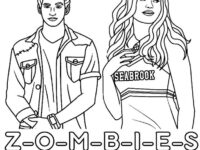 printable coloring pages zombies 9