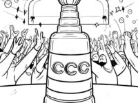 stanley cup celebration coloring page 78612 20984
