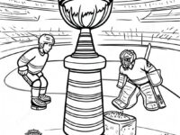 stanley cup final match coloring page 78611 20977