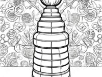 stanley cup trophy coloring page 4801 4007