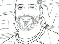 Jey Uso Coloring Pages 3